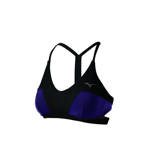 Black Mizuno April Ross Vantage Thin Strap Volleyball Women's Run Bras | AUH-392847