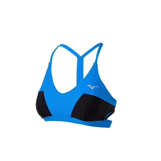 Blue / Black Mizuno April Ross Vantage Thin Strap Volleyball Women's Run Bras | ROT-068324